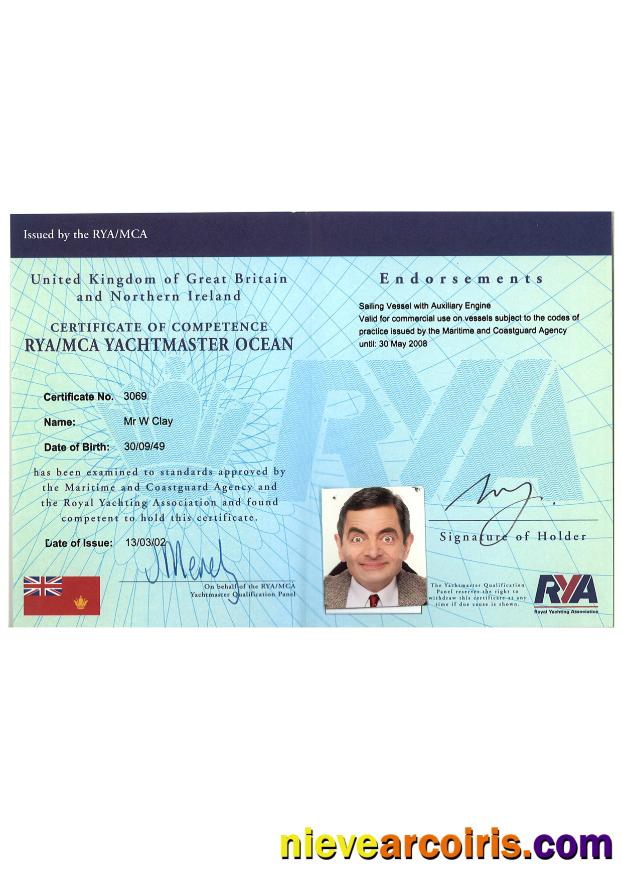 United Kingdom certificate of competence